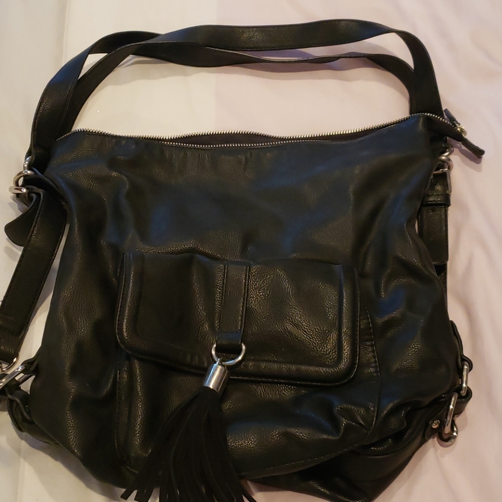 Express faux leather bag